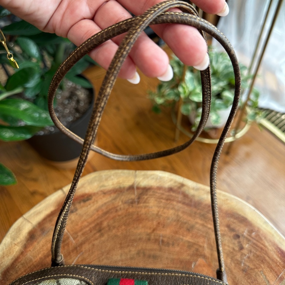 Vintage Gucci GG Supreme Ophidia Mini Crossbody Bag Certificate of Authenticity - Picture 10 of 16
